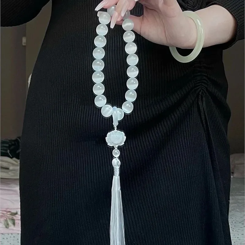 Bead Bracelet Men - حجر عين القط 12 مللي متر