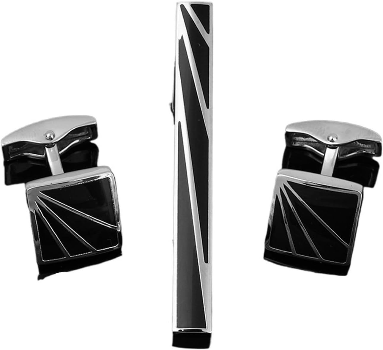 Men Accessories For Suit - مجموعتان، طقم ربطات عنق وأزرار أكمام