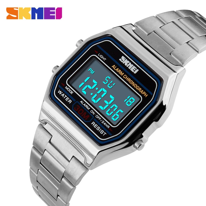 Men'S Accessories Luxury Brands - Skmei-ساعة يد رقمية مضادة للماء من