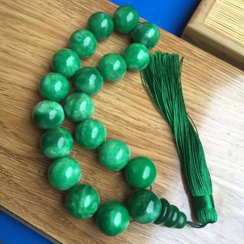 الطبيعية الخضراء سوار مرصع بال - مراجعة Bead Bracelet Men وسعره