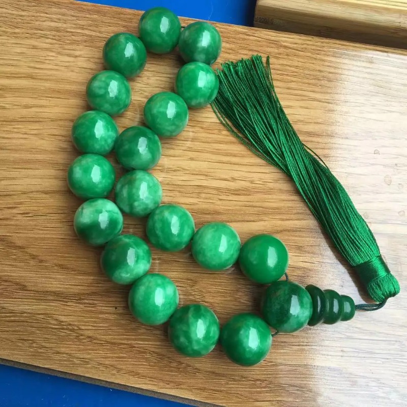 الطبيعية الخضراء سوار مرصع بال - مراجعة Bead Bracelet Men وسعره