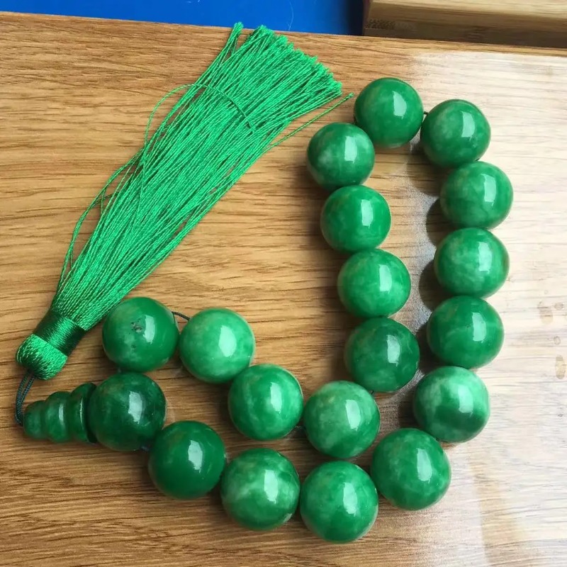 الطبيعية الخضراء سوار مرصع بال - مراجعة Bead Bracelet Men وسعره