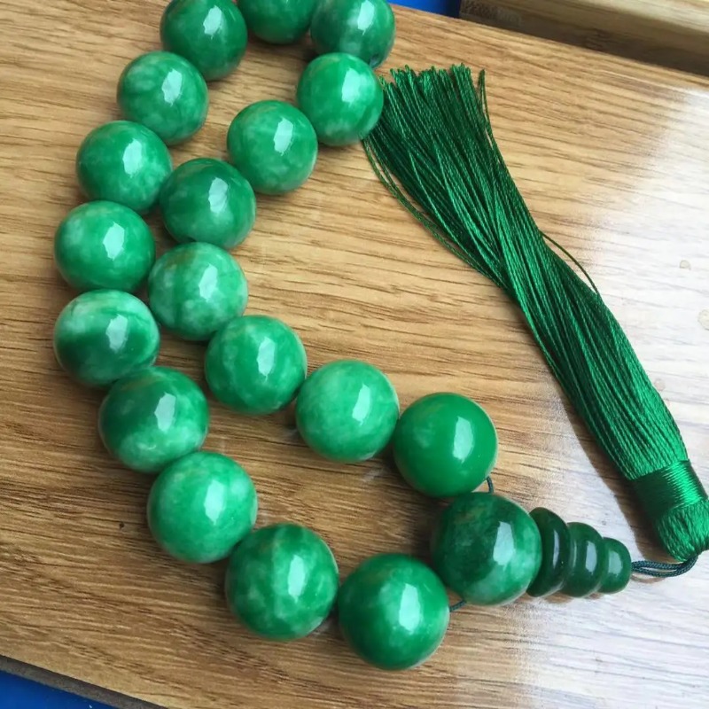 الطبيعية الخضراء سوار مرصع بال - مراجعة Bead Bracelet Men وسعره