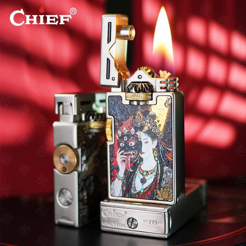 ولاعة CHIEF مقاومة للرياح بتصم - مراجعة Men Accessories Elegant وسعره