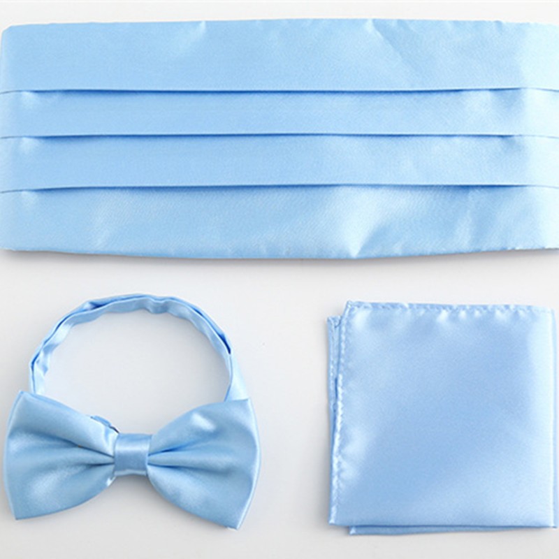طقم ربطة عنق رجالية سادة مع رب - مراجعة Neck Tie Set Box وسعره