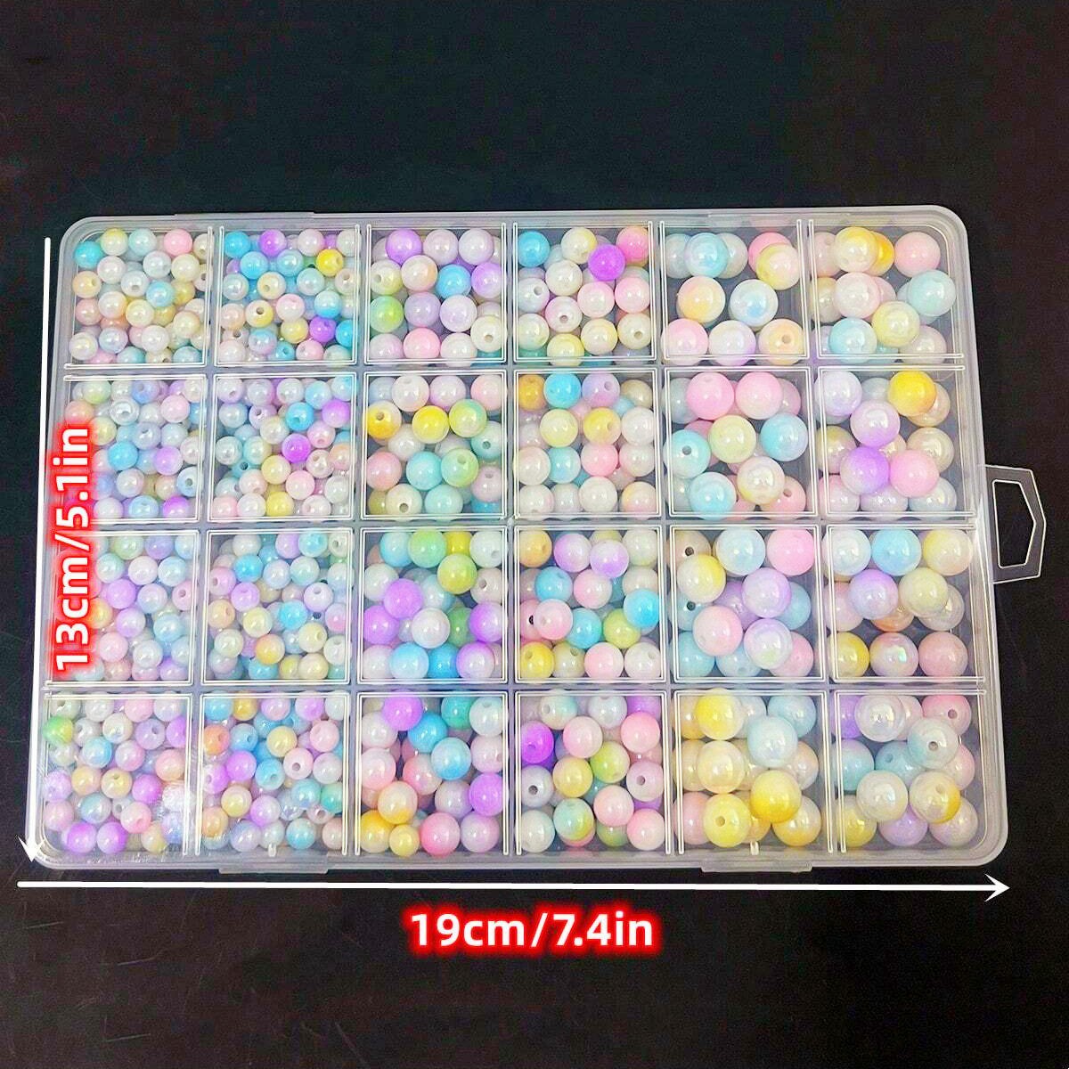 800 قطعة/24 شبكة في علبة، خرز  - مراجعة Bead Bracelet Men وسعره