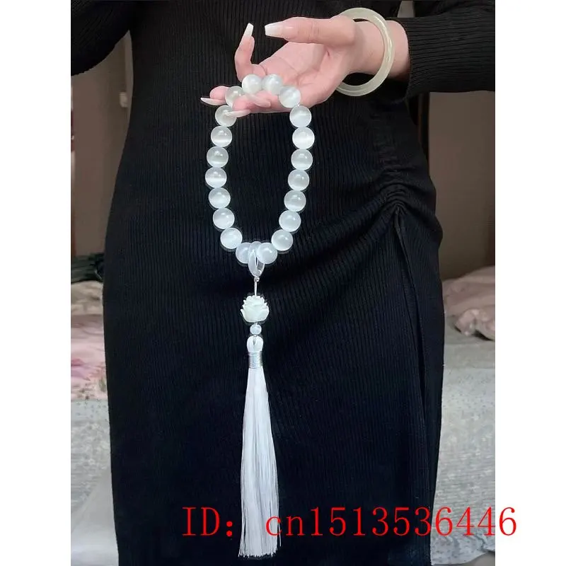 حجر عين القط 12 مللي متر الخرز - مراجعة Bead Bracelet Men وسعره