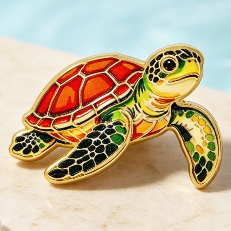 دبوس مينا ملون بتصميم حيوانات  - مراجعة Lapel Pin Enamel وسعره