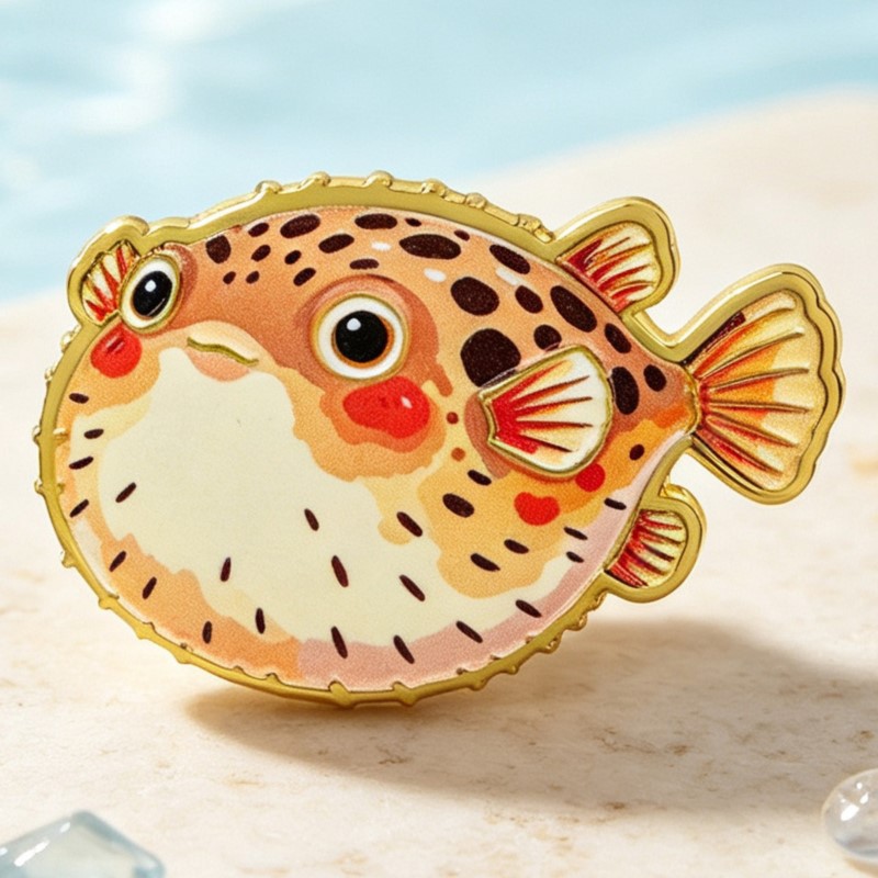 دبوس مينا ملون بتصميم حيوانات  - مراجعة Lapel Pin Enamel وسعره