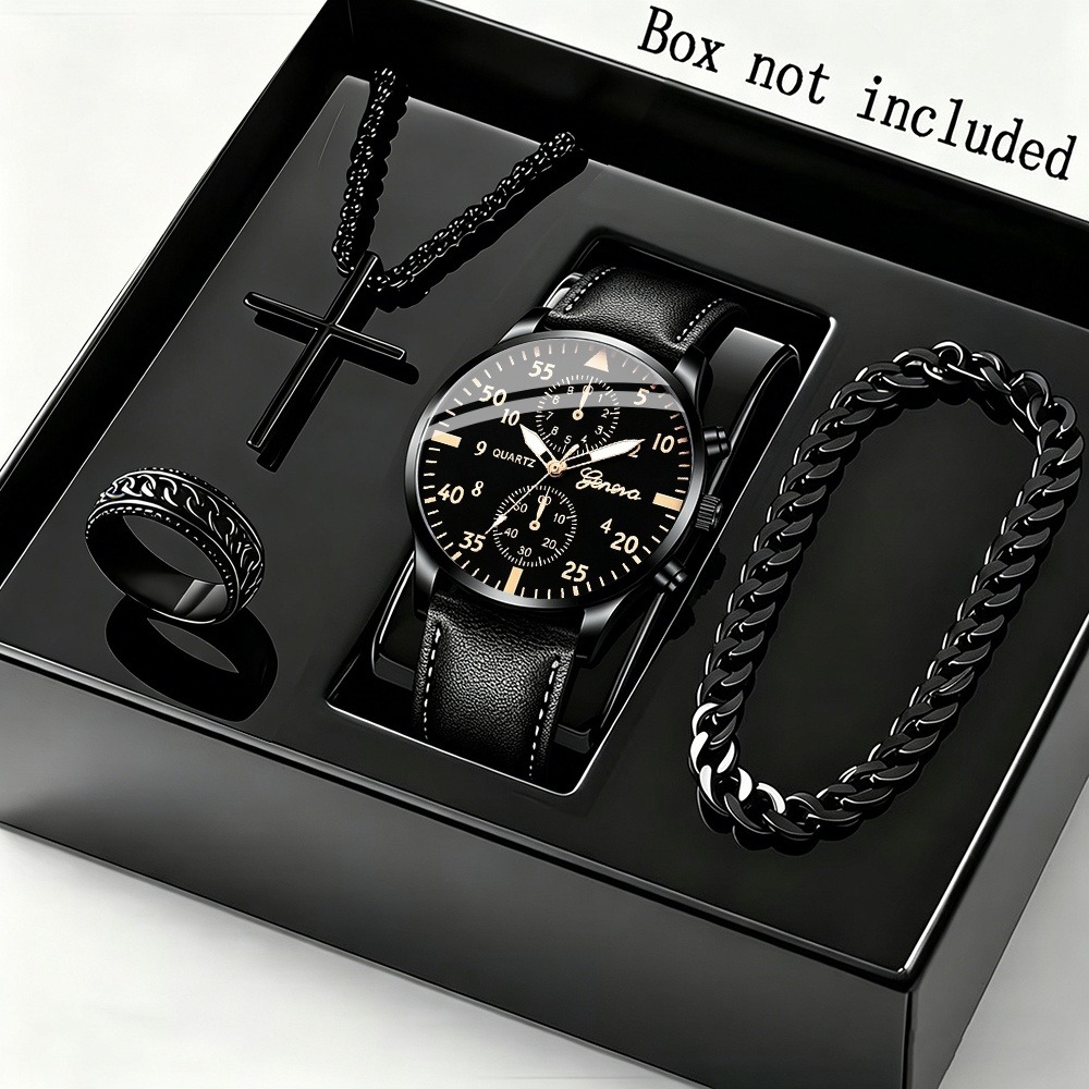 طقم أنيق مكون من 4 قطع للرجال  - مراجعة Men Accessories Elegant وسعره