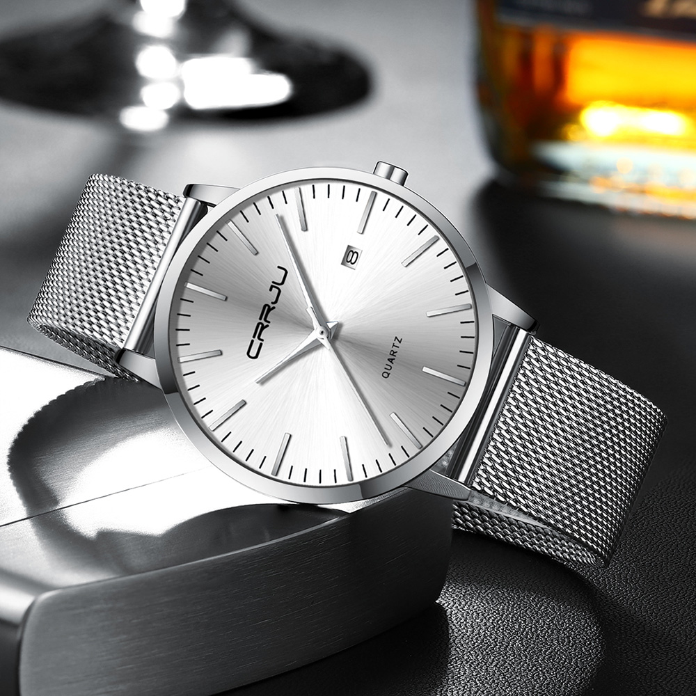 CRRJU-الرجال مقاوم للماء رقيقة - مراجعة Men'S Accessories Luxury Brands وسعره
