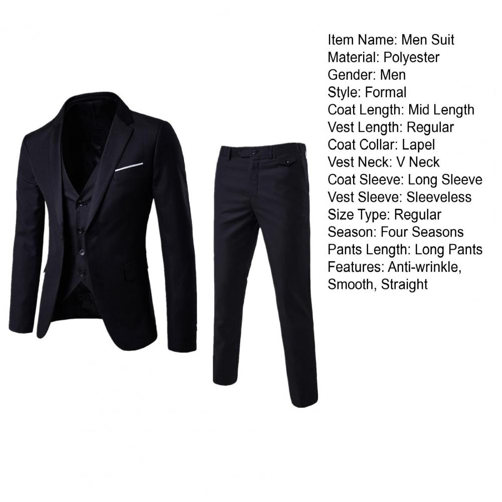 الرجال الحلل 3 قطع مجموعات الز - مراجعة Men Accessories Elegant وسعره