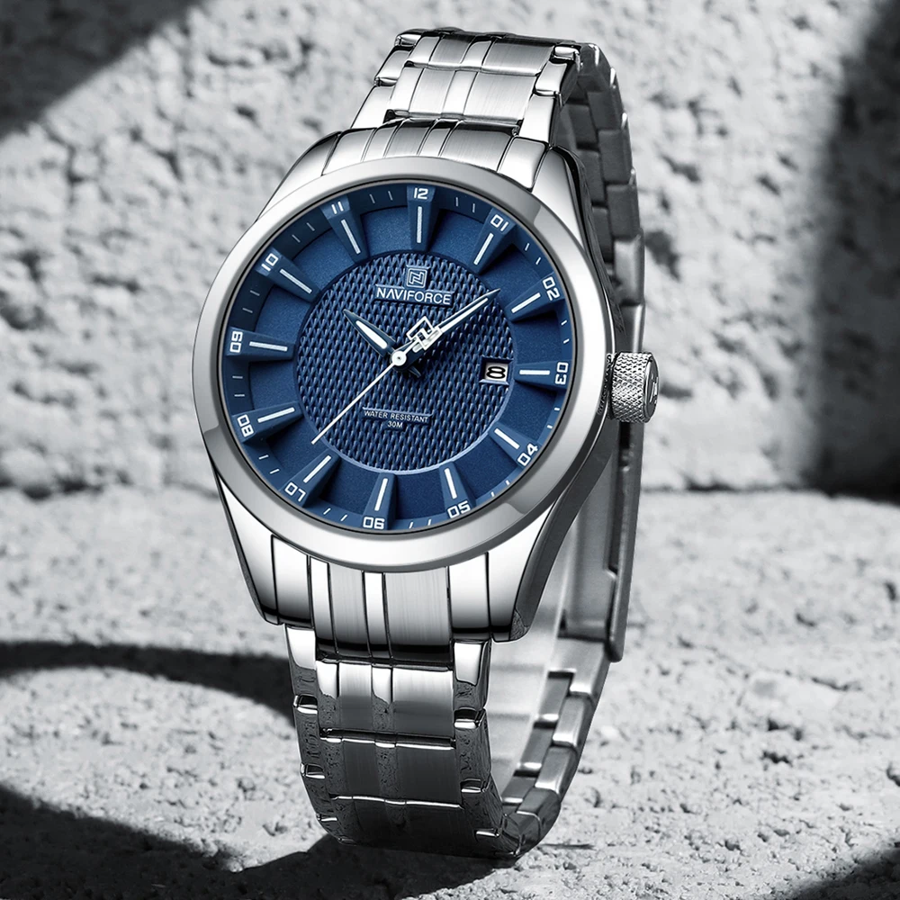 NAVIFORCE-ساعة كوارتز مقاومة ل - مراجعة Men'S Accessories Luxury Brands وسعره