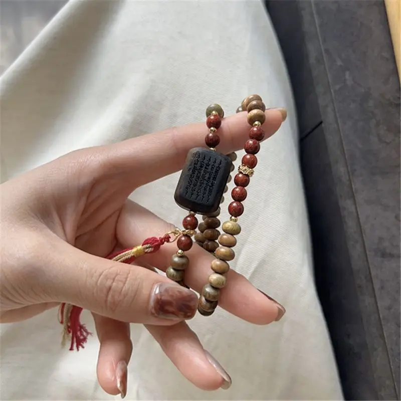 سوار خرز من خشب الصندل الأخضر  - مراجعة Bead Bracelet Men وسعره