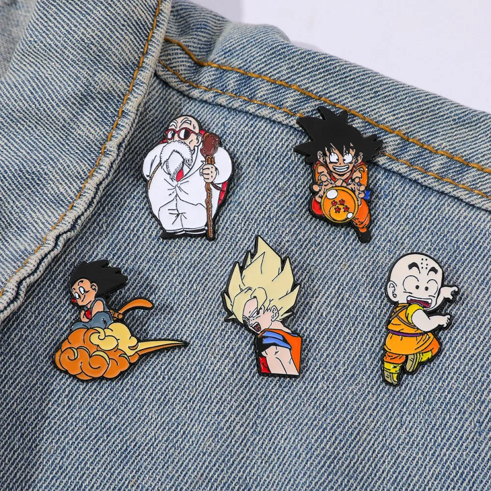 5 قطع من دبابيس الأنمي الكلاسي - مراجعة Lapel Pin Enamel وسعره
