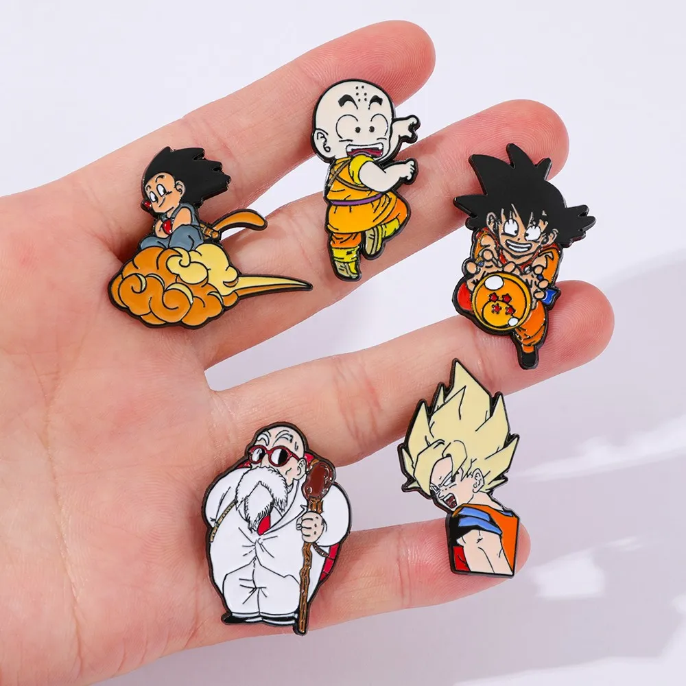 5 قطع من دبابيس الأنمي الكلاسي - مراجعة Lapel Pin Enamel وسعره
