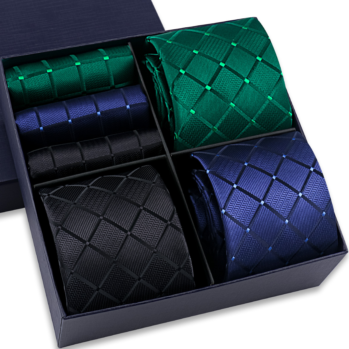 طقم ربطة عنق فاخر وأنيق للرجال - مراجعة Neck Tie Set Box وسعره