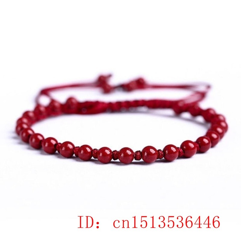 سوار سينابار أحمر طبيعي للرجال - مراجعة Bead Bracelet Men وسعره
