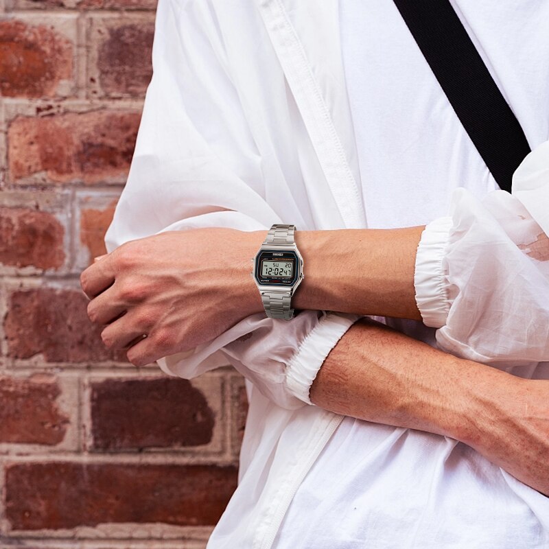 Skmei-ساعة يد رقمية مضادة للما - مراجعة Men'S Accessories Luxury Brands وسعره
