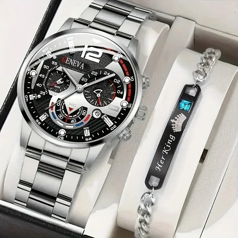 طقم ساعتين كوارتز أنيقتين للرج - مراجعة Men Accessories Elegant وسعره