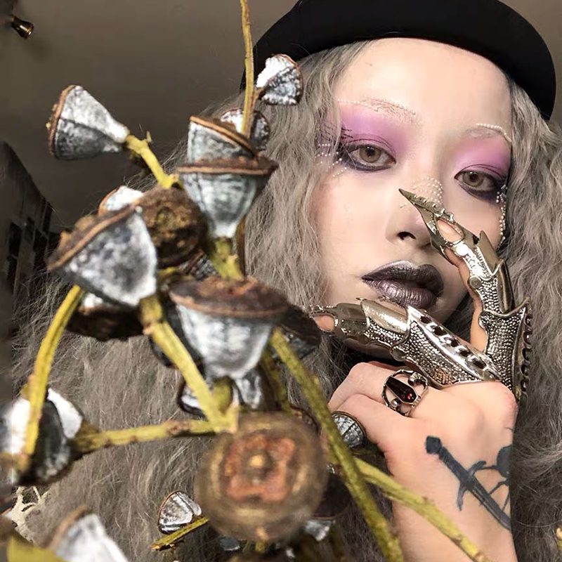 BEIER Undertaker الجمجمة القوط - مراجعة Men'S Vampire Accessories وسعره