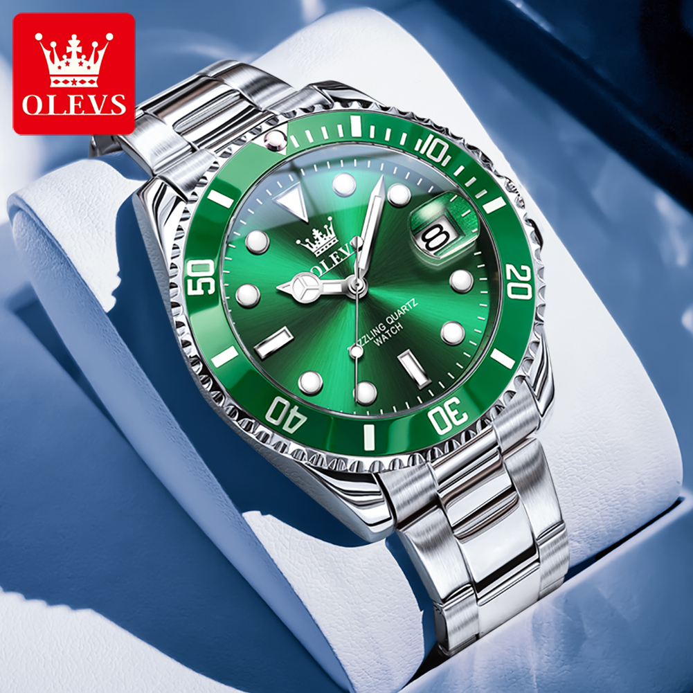 OLEVS ساعات رجالية 5885G العلا - مراجعة Men'S Accessories Luxury Brands وسعره