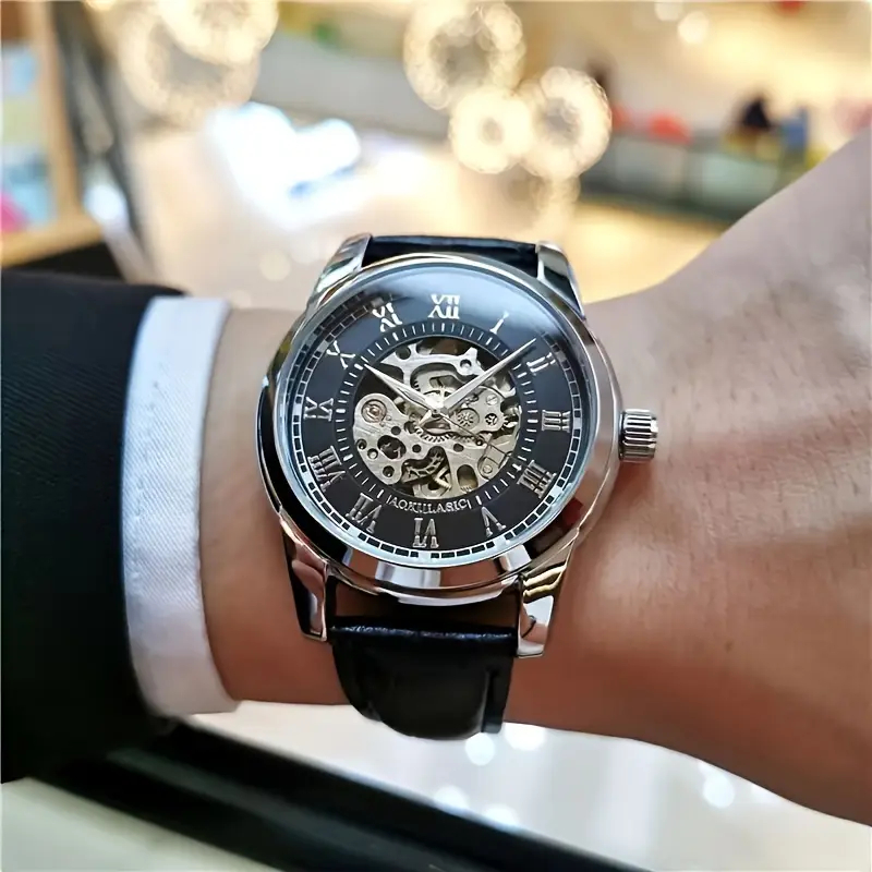 ساعة رجالية أنيقة أوتوماتيكية  - مراجعة Men Accessories Elegant وسعره