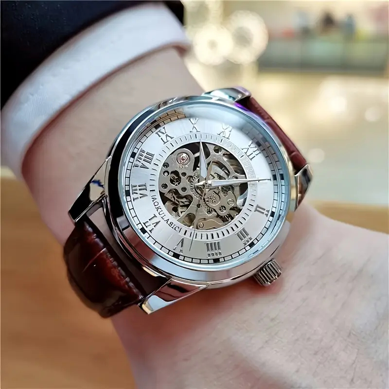 ساعة رجالية أنيقة أوتوماتيكية  - مراجعة Men Accessories Elegant وسعره
