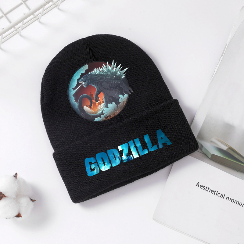 Godzilla محبوك قبعة الشتاء الر - مراجعة Men Accessories Unique وسعره