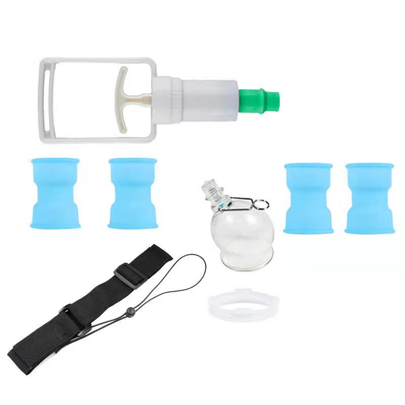 جهاز تكبير القضيب مع حزام وكأس - مراجعة Men Accessories Combo Set وسعره
